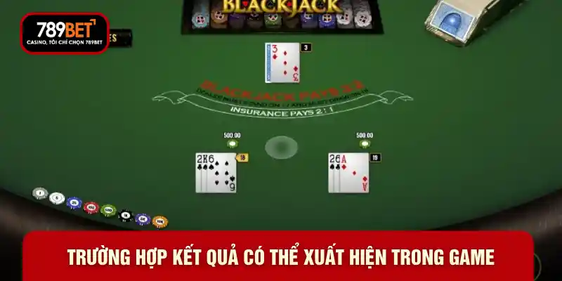 Trường hợp kết quả có thể xuất hiện trong game